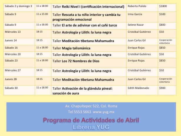 programa abril
